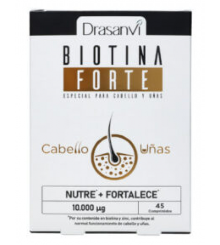 Biotina Forte 10000mcg - 45 Comprimidos - Drasanvi